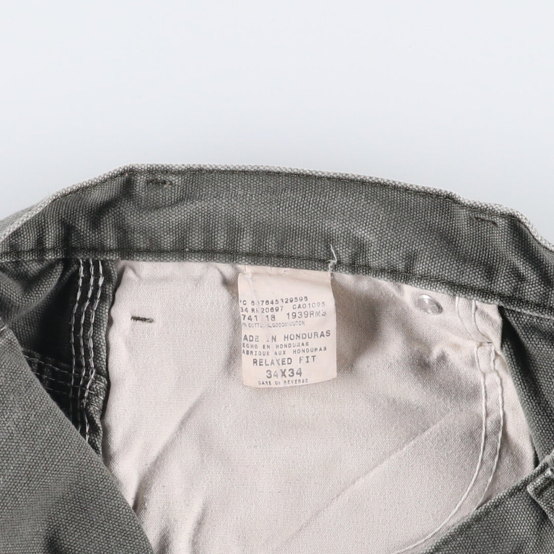 Dickies Relaxed Fit Duck Painter Pants Men's W34 equivalent cotton gray type Vintage Second Hand
