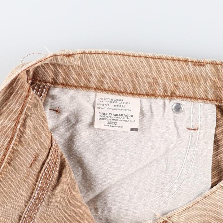 Dickies Duck Painter Pants Men's W34 equivalent cotton beige type brown Vintage Second Hand