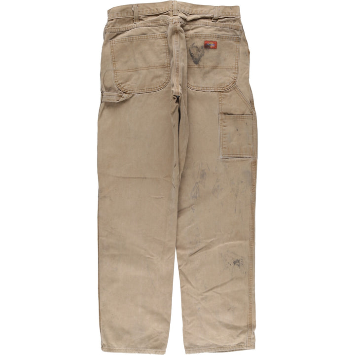 Dickies Relaxed Fit Duck Painter Pants Men's W34 equivalent cotton Beige type Vintage Second Hand