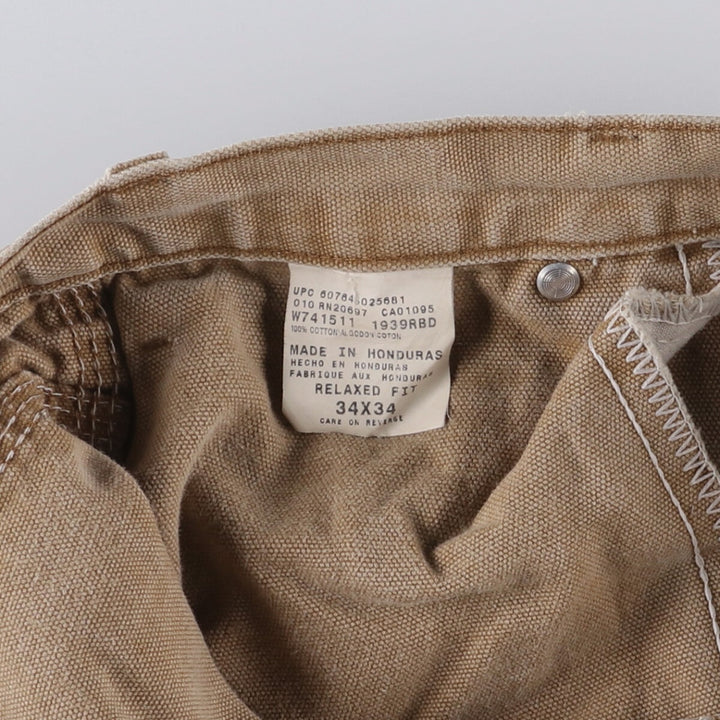 Dickies Relaxed Fit Duck Painter Pants Men's W34 equivalent cotton Beige type Vintage Second Hand