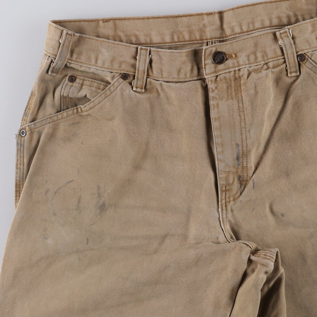 Dickies Relaxed Fit Duck Painter Pants Men's W34 equivalent cotton Beige type Vintage Second Hand