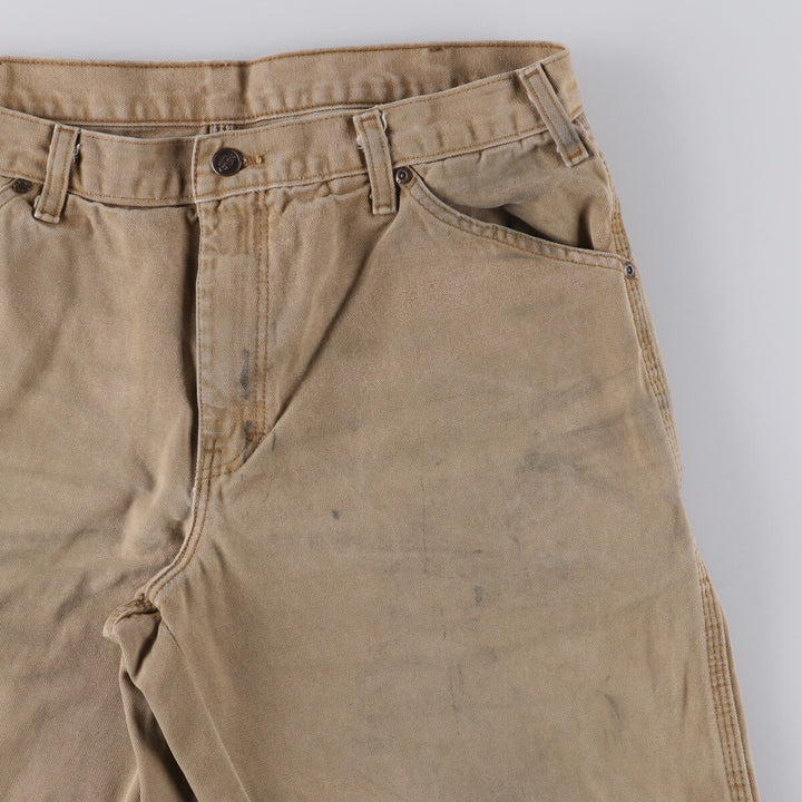 Dickies Relaxed Fit Duck Painter Pants Men's W34 equivalent cotton Beige type Vintage Second Hand