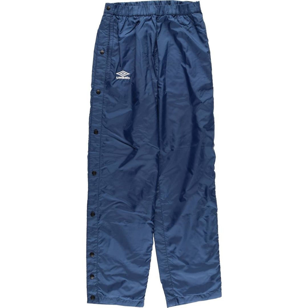 Vintage 90'S Umbro nylon pants, crinkle pants, men's size M Nylon blue type Vintage Second Hand