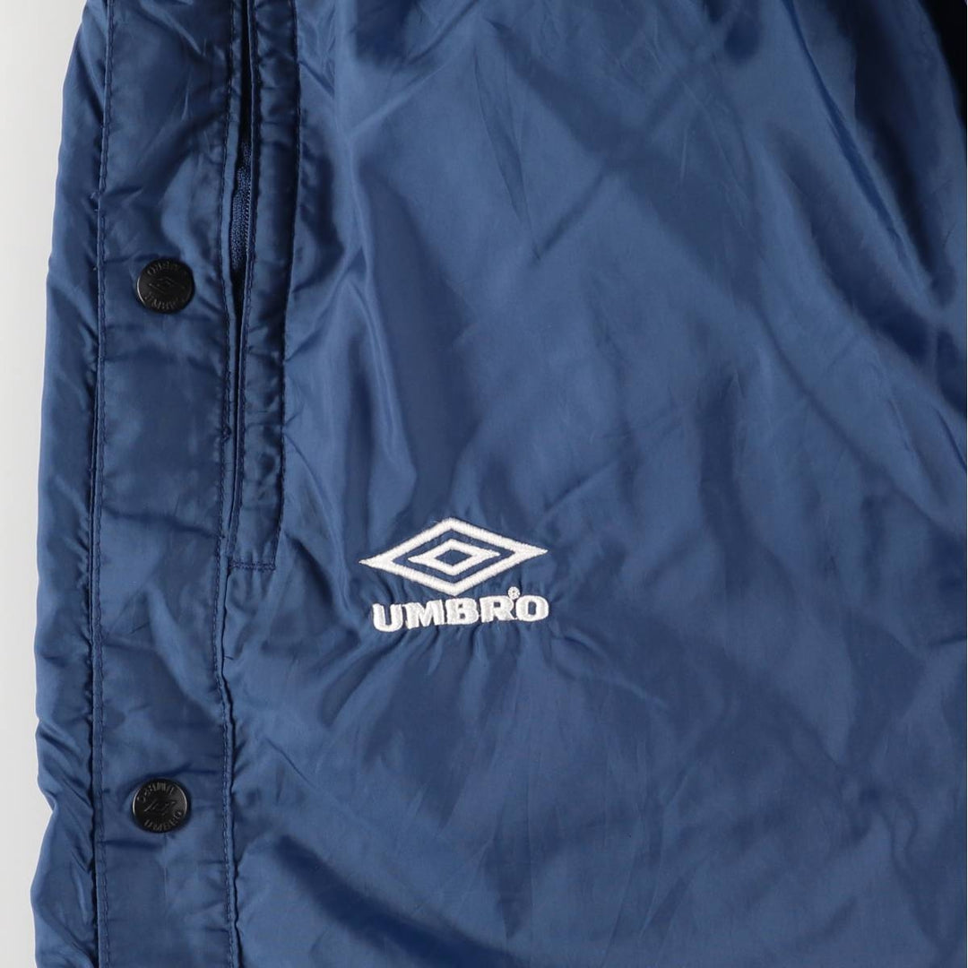 Vintage 90'S Umbro nylon pants, crinkle pants, men's size M Nylon blue type Vintage Second Hand