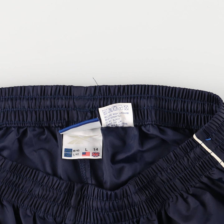 2000s~ Reebok Nylon Shaka Shaka Pants, Men's Size L Nylon navy blue type Vintage Second Hand