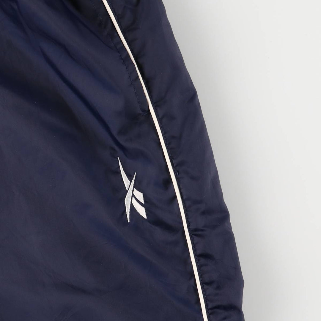 2000s~ Reebok Nylon Shaka Shaka Pants, Men's Size L Nylon navy blue type Vintage Second Hand