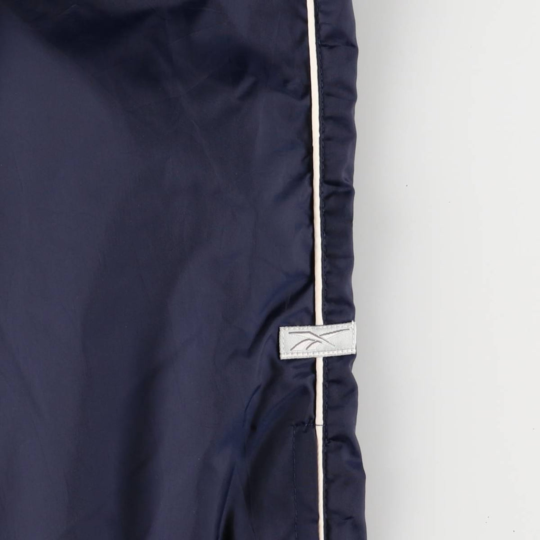2000s~ Reebok Nylon Shaka Shaka Pants, Men's Size L Nylon navy blue type Vintage Second Hand