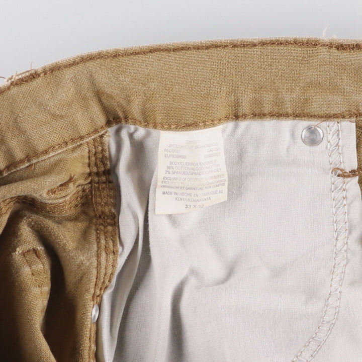 Dickies Duck Painter Pants Men's W34 equivalent cotton Beige type Vintage Second Hand