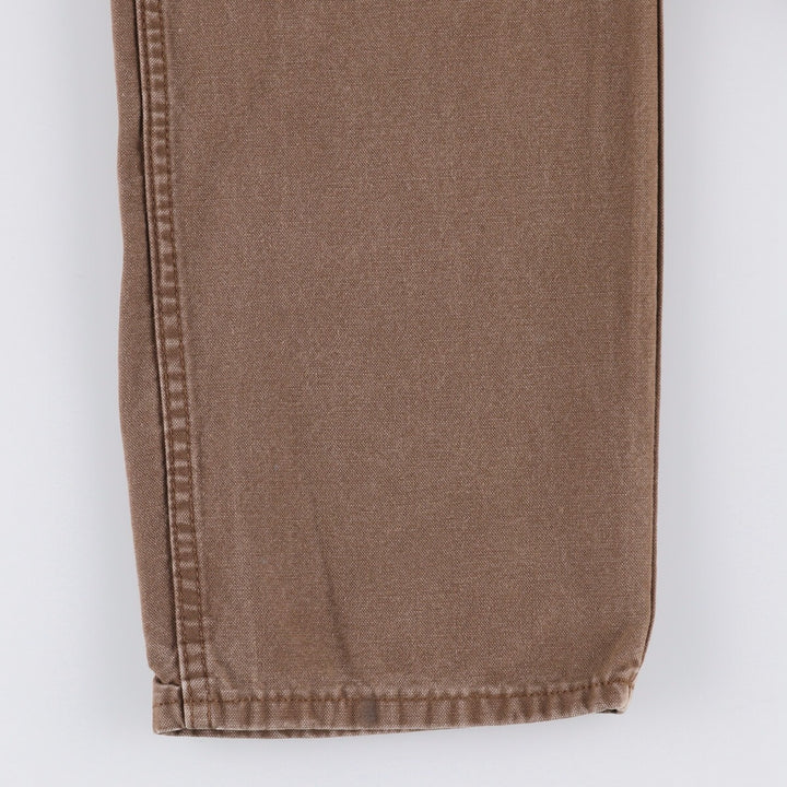 Dickies Duck Work Pants, Men's, Size W33 cotton brown type Vintage Second Hand