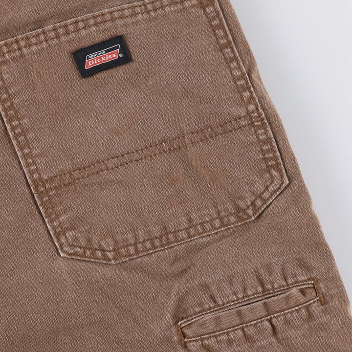 Dickies Duck Work Pants, Men's, Size W33 cotton brown type Vintage Second Hand