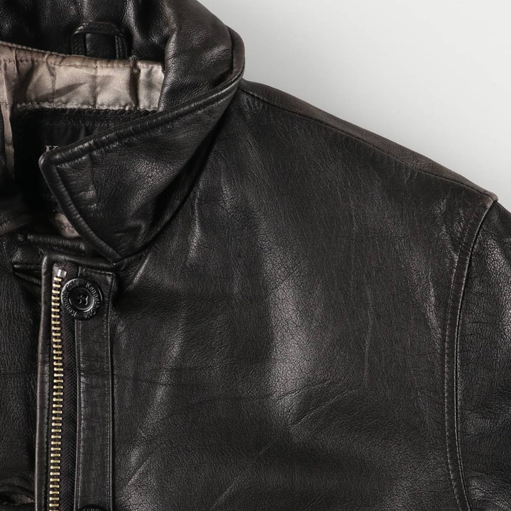 Kenneth Cole Leather Jacket, Women's Size S genuine leather black type Vintage Second Hand