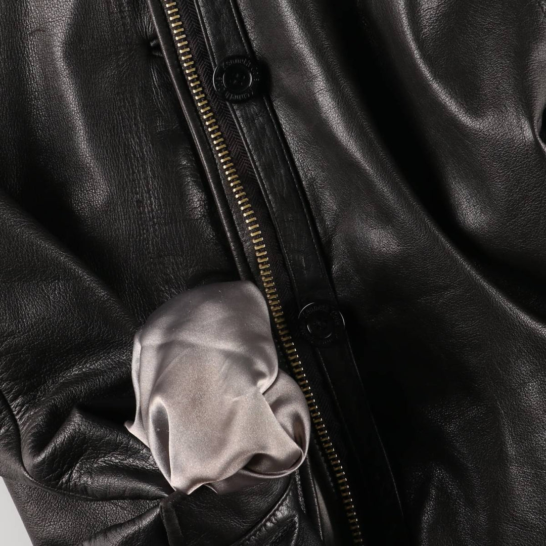 Kenneth Cole Leather Jacket, Women's Size S genuine leather black type Vintage Second Hand