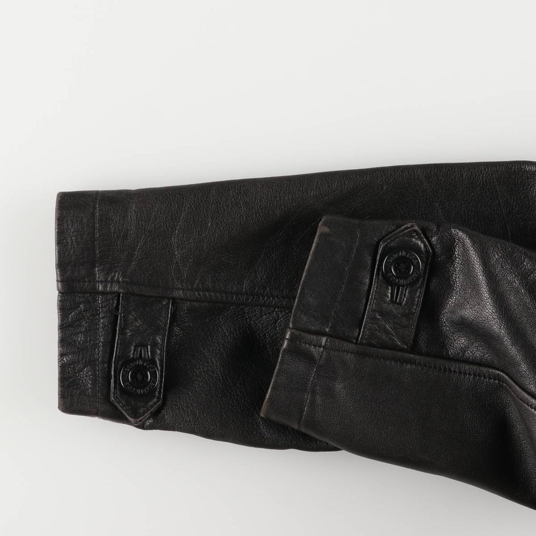 Kenneth Cole Leather Jacket, Women's Size S genuine leather black type Vintage Second Hand