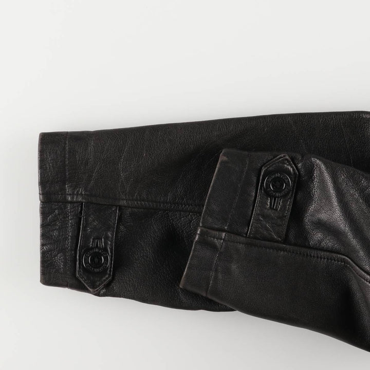 Kenneth Cole Leather Jacket, Women's Size S genuine leather black type Vintage Second Hand