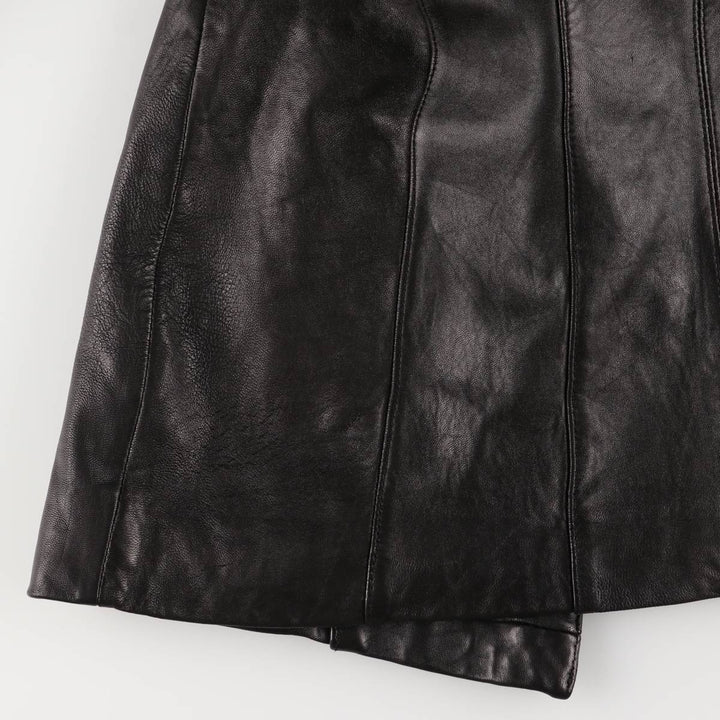 JONES NEW YORK tailored jacket, women's size XL genuine leather black type Vintage Second Hand