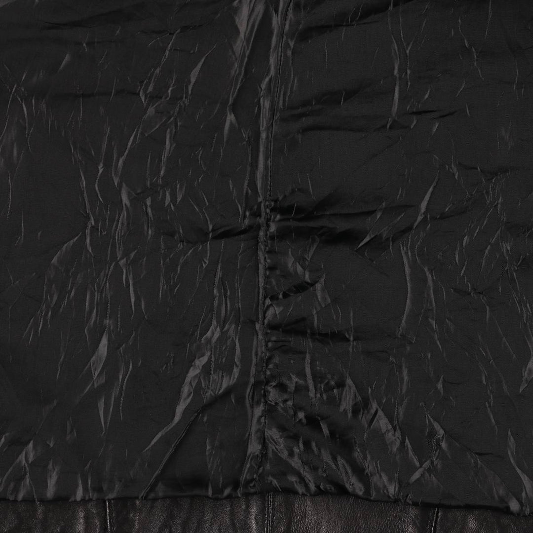 JONES NEW YORK tailored jacket, women's size XL genuine leather black type Vintage Second Hand