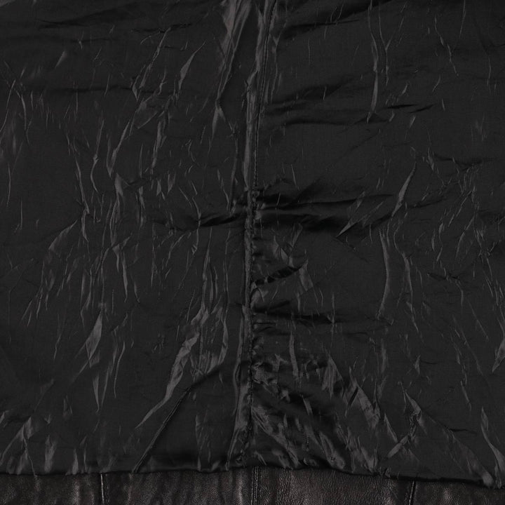 JONES NEW YORK tailored jacket, women's size XL genuine leather black type Vintage Second Hand