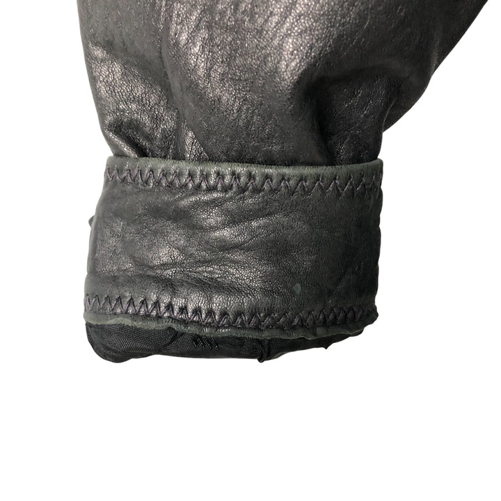 GRUPPO GFT Leather Jacket, Women's Size M genuine leather black type Vintage Second Hand