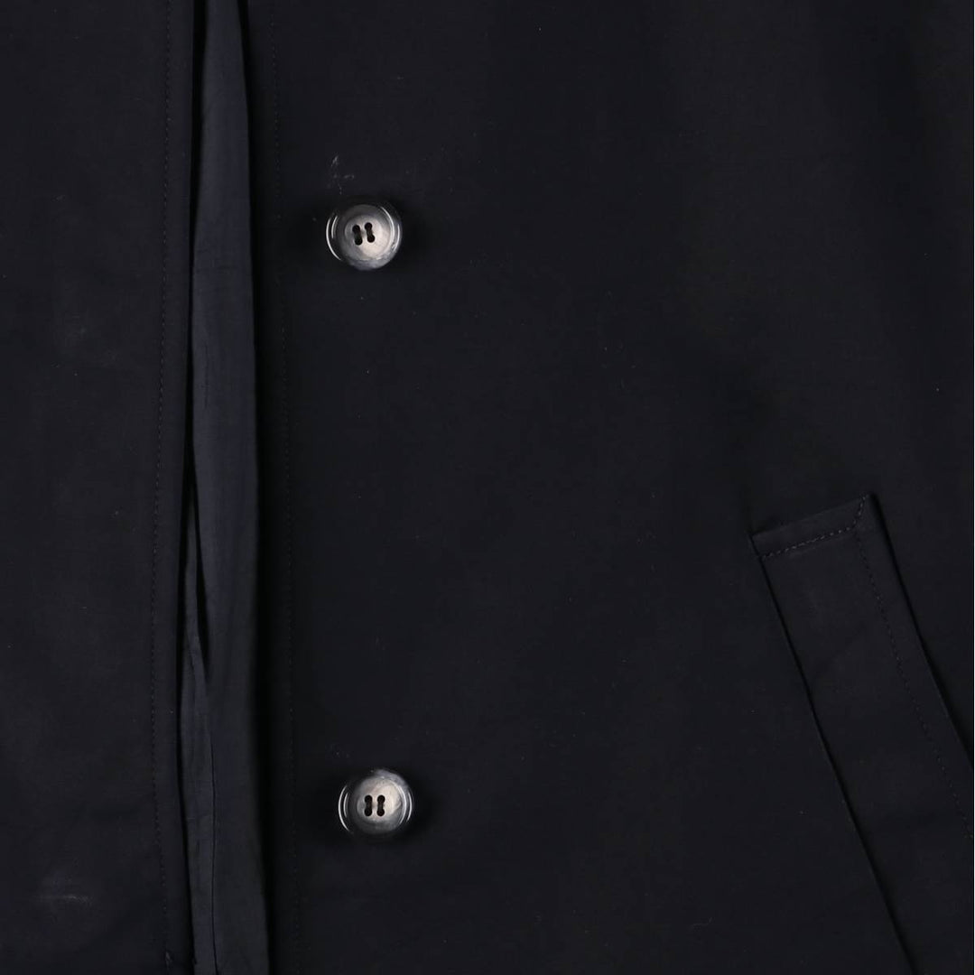 Ralph Lauren LAUREN Lauren Balmacaan Coat, Women's, Size M cotton navy blue type Vintage Second Hand