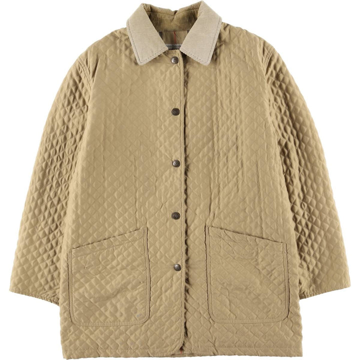 Burberry's padded Balmacaan coat, size L, women's unclear Beige type Vintage Second Hand