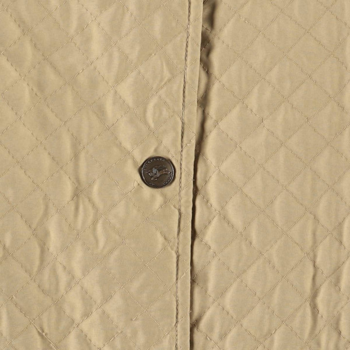 Burberry's padded Balmacaan coat, size L, women's unclear Beige type Vintage Second Hand