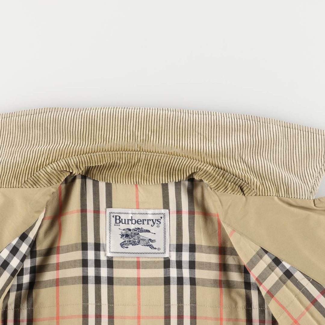 Burberry's padded Balmacaan coat, size L, women's unclear Beige type Vintage Second Hand