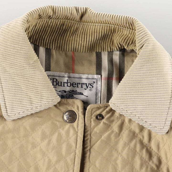 Burberry's padded Balmacaan coat, size L, women's unclear Beige type Vintage Second Hand