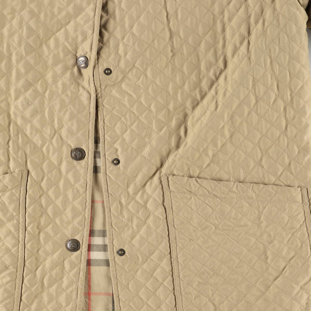 Burberry's padded Balmacaan coat, size L, women's unclear Beige type Vintage Second Hand
