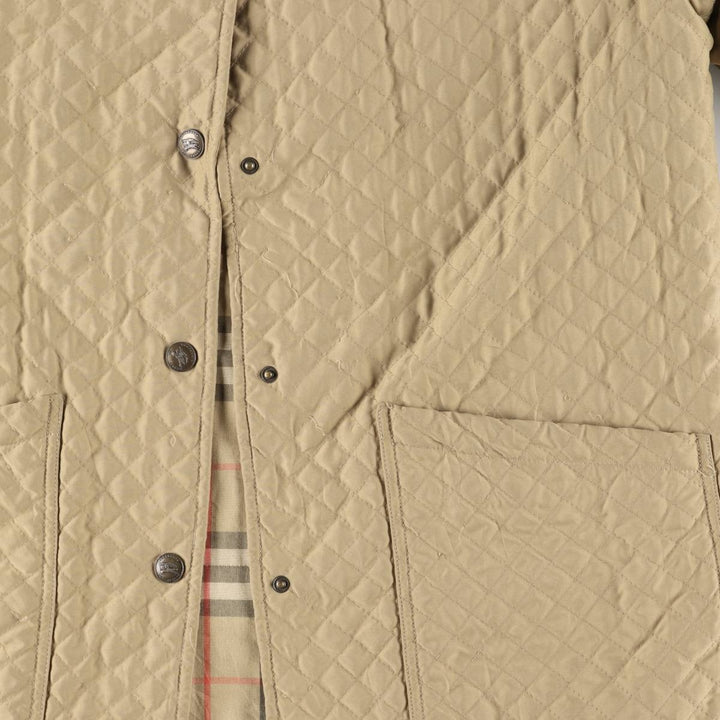 Burberry's padded Balmacaan coat, size L, women's unclear Beige type Vintage Second Hand