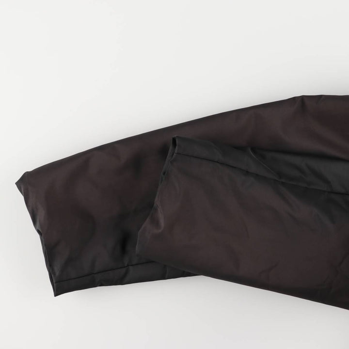 Burberry's padded Balmacaan coat, size L, women's unclear black type Vintage Second Hand