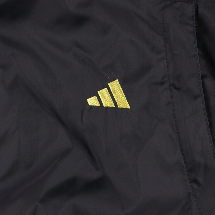 Vintage 90'S Adidas high-neck nylon pullover, men's size L Nylon black type Vintage Second Hand