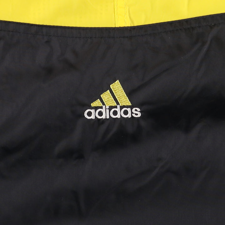 Vintage 90'S Adidas high-neck nylon pullover, men's size L Nylon black type Vintage Second Hand