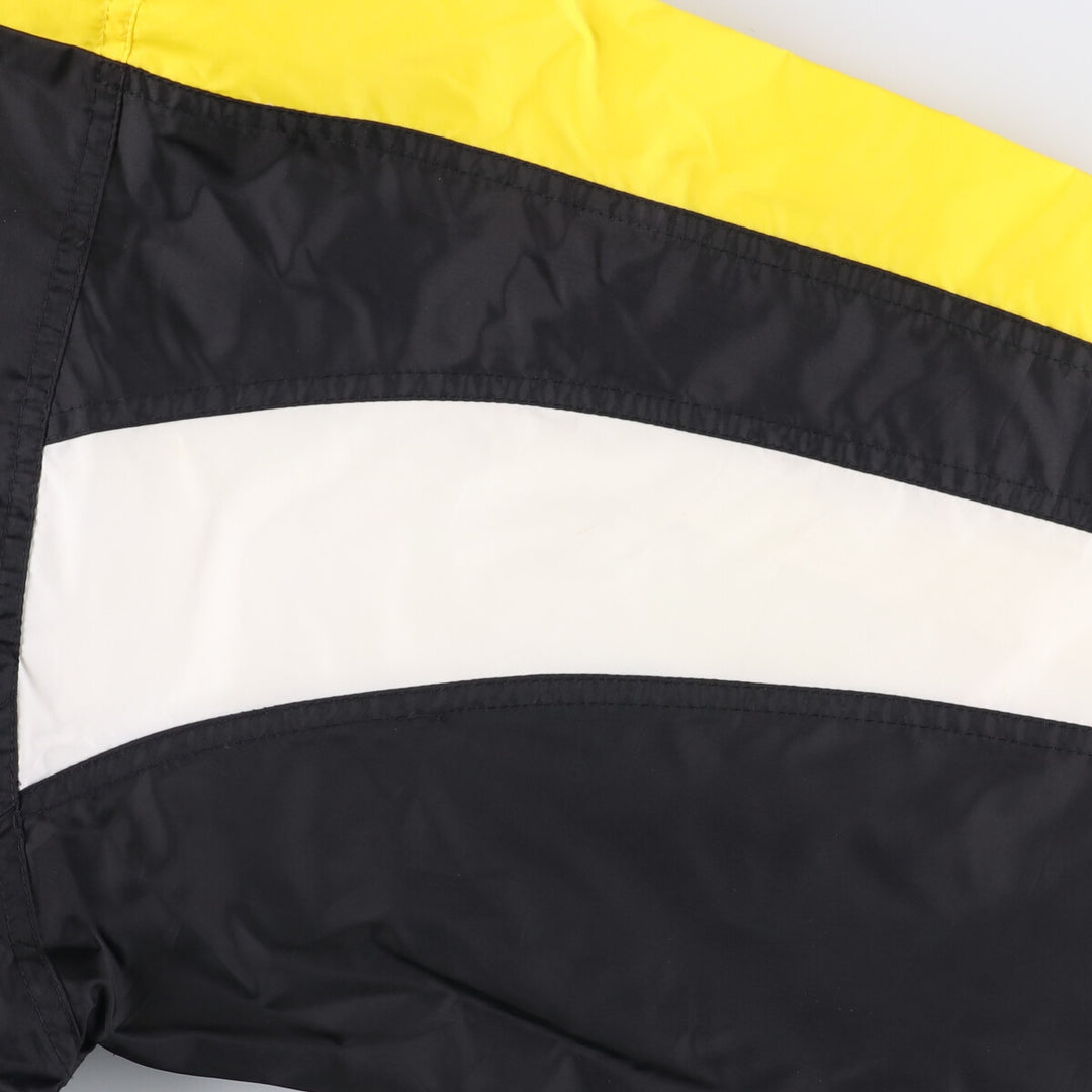 Vintage 90'S Adidas high-neck nylon pullover, men's size L Nylon black type Vintage Second Hand