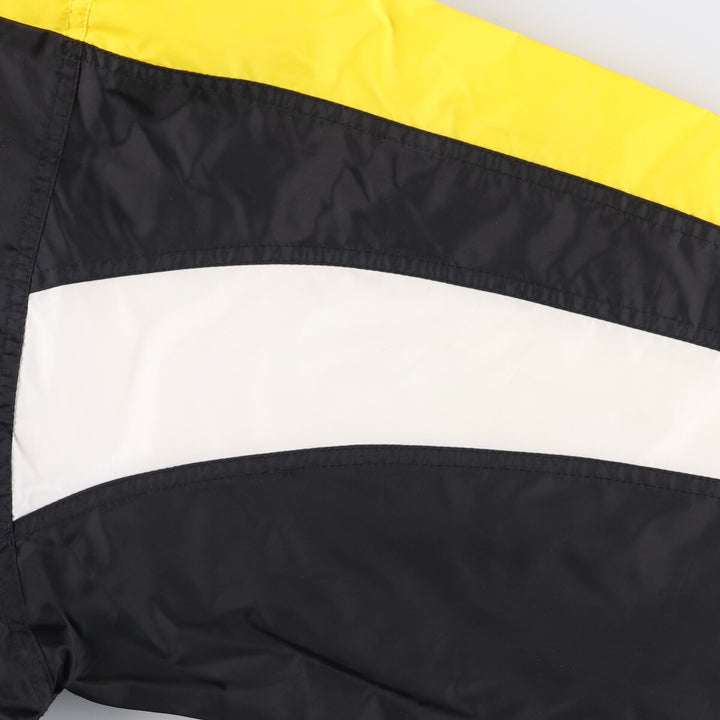 Vintage 90'S Adidas high-neck nylon pullover, men's size L Nylon black type Vintage Second Hand