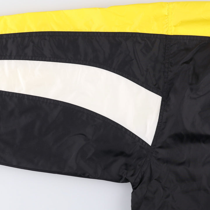 Vintage 90'S Adidas high-neck nylon pullover, men's size L Nylon black type Vintage Second Hand
