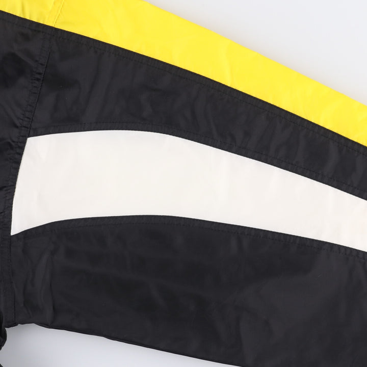 Vintage 90'S Adidas high-neck nylon pullover, men's size L Nylon black type Vintage Second Hand