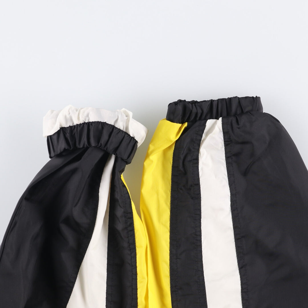 Vintage 90'S Adidas high-neck nylon pullover, men's size L Nylon black type Vintage Second Hand
