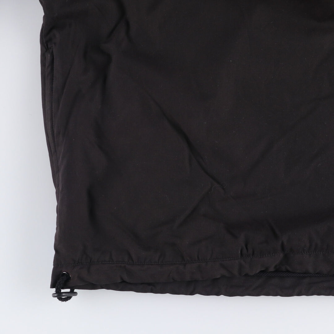 Vintage 90'S adidas half-zip warm-up pullover with back logo, men's size L polyester black type Vintage Second Hand