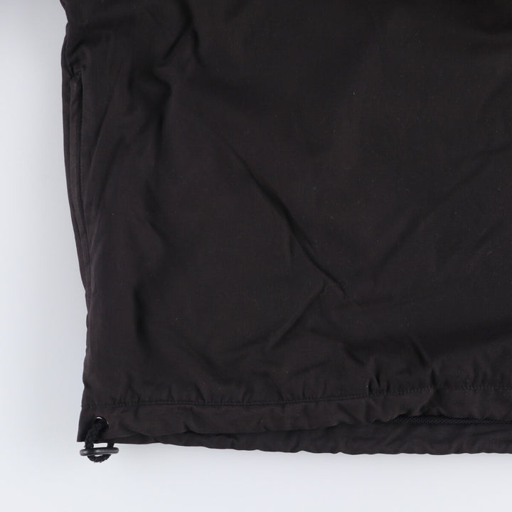 Vintage 90'S adidas half-zip warm-up pullover with back logo, men's size L polyester black type Vintage Second Hand