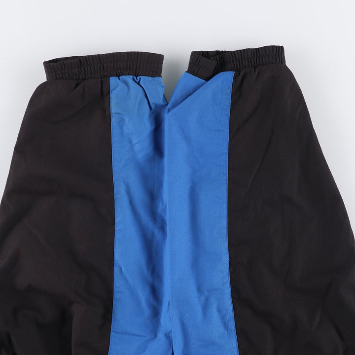 Vintage 90'S adidas half-zip warm-up pullover with back logo, men's size L polyester black type Vintage Second Hand