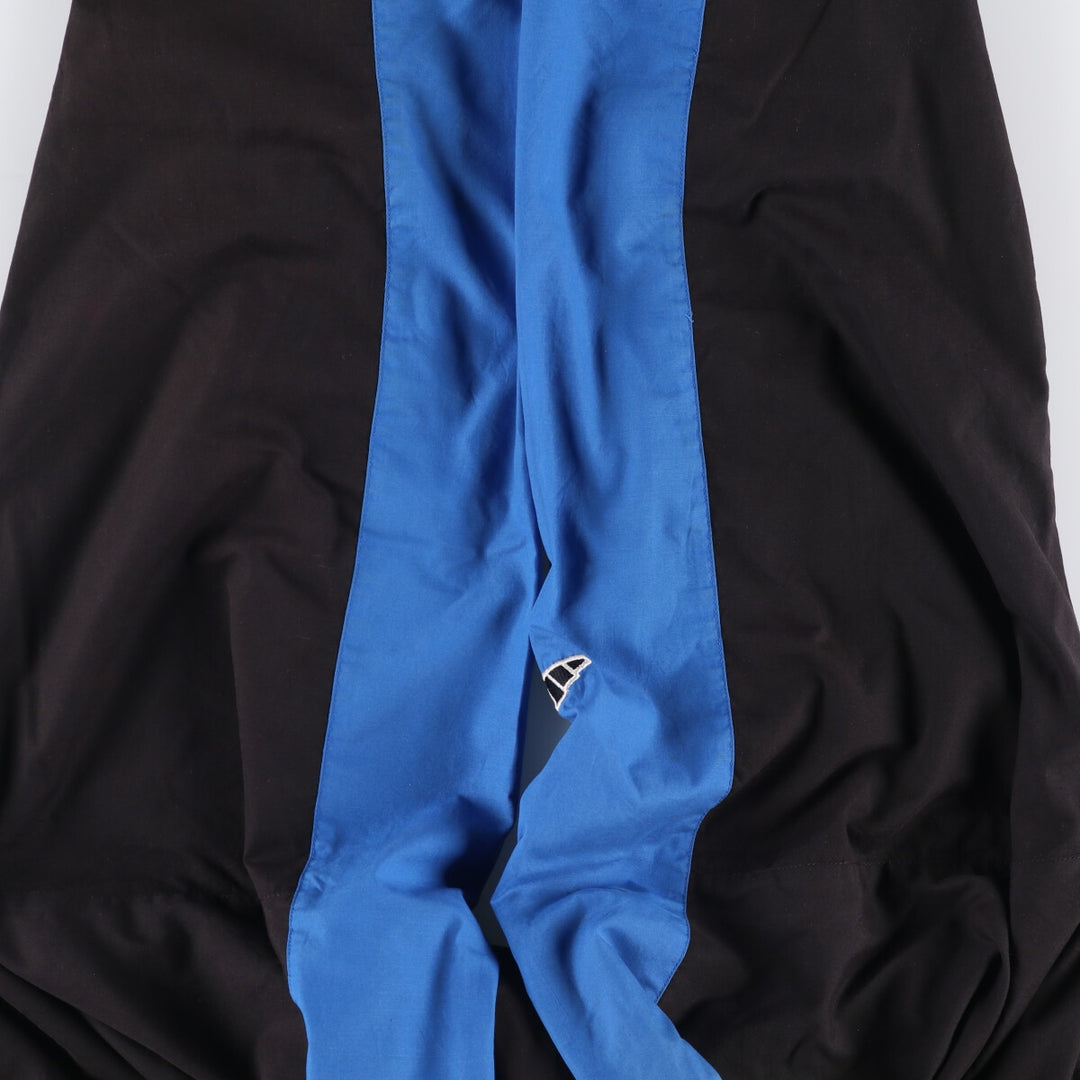 Vintage 90'S adidas half-zip warm-up pullover with back logo, men's size L polyester black type Vintage Second Hand