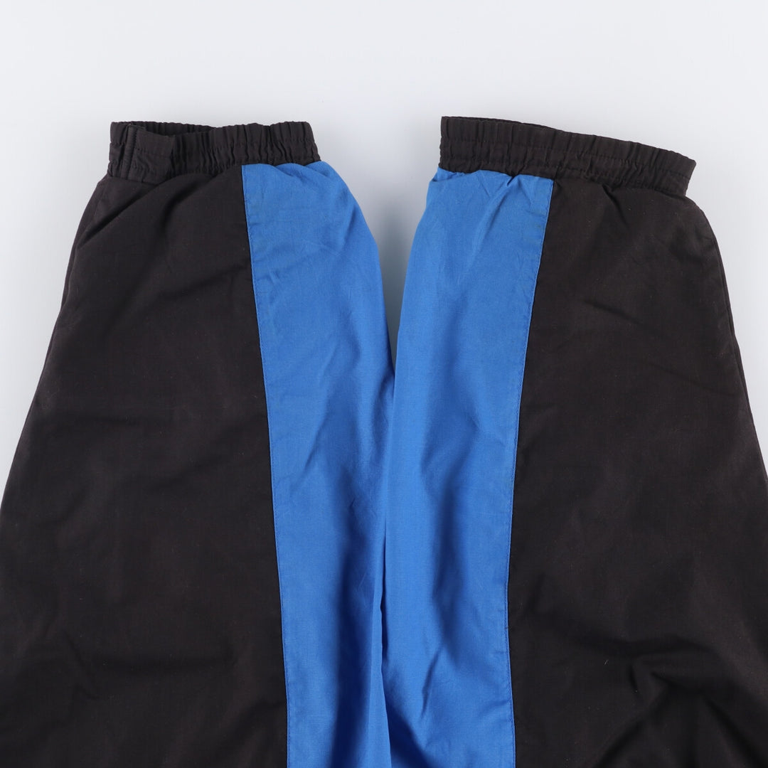 Vintage 90'S adidas half-zip warm-up pullover with back logo, men's size L polyester black type Vintage Second Hand
