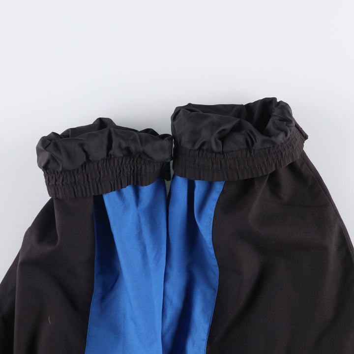 Vintage 90'S adidas half-zip warm-up pullover with back logo, men's size L polyester black type Vintage Second Hand