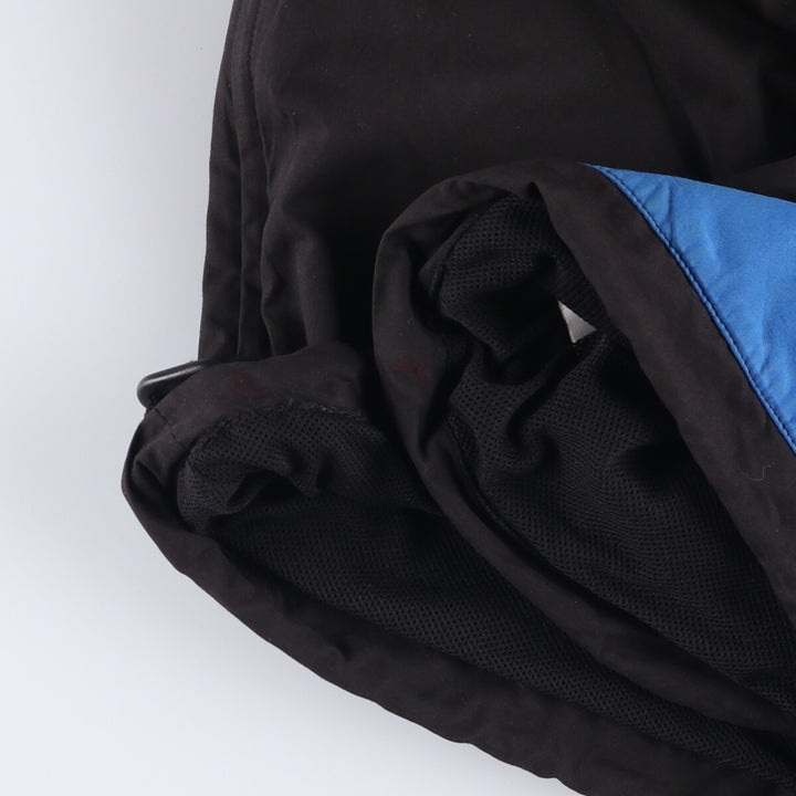Vintage 90'S adidas half-zip warm-up pullover with back logo, men's size L polyester black type Vintage Second Hand