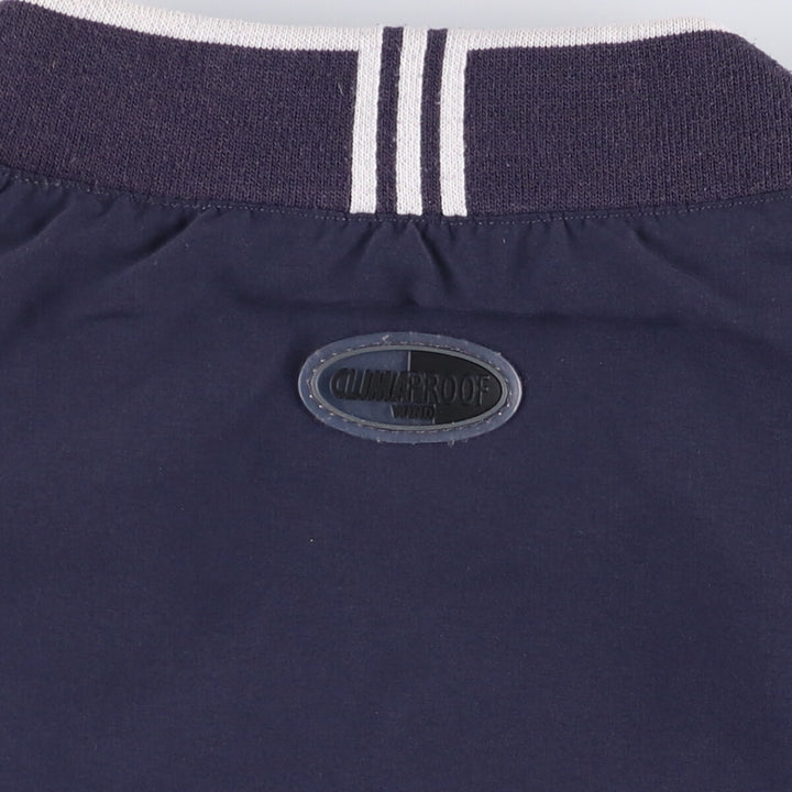 2000'S adidas V-neck warm-up pullover, men's size L polyester navy blue type Vintage Second Hand