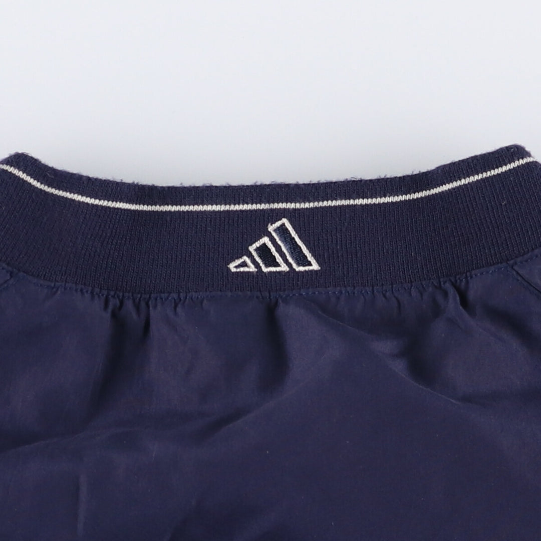 2000'S Adidas V-neck warm-up pullover, men's size XXL polyester navy blue type Vintage Second Hand