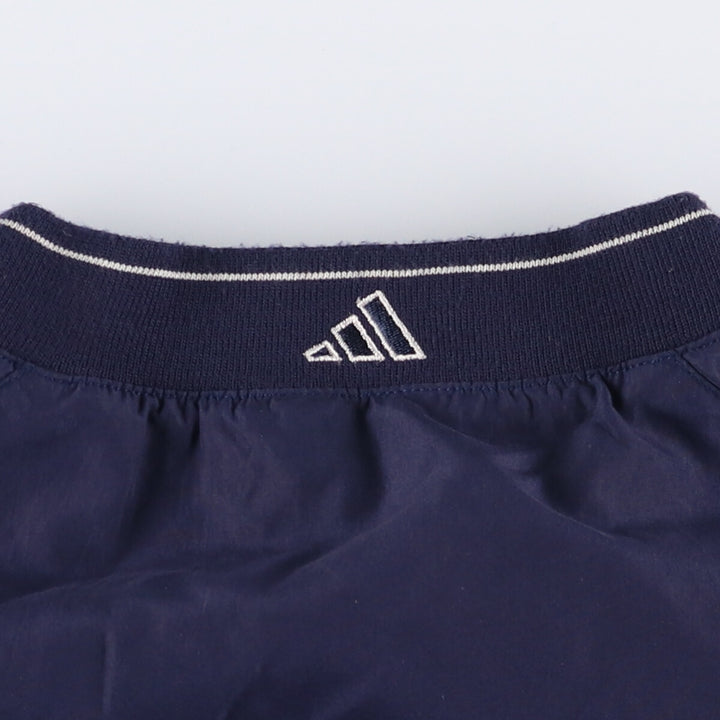 2000'S Adidas V-neck warm-up pullover, men's size XXL polyester navy blue type Vintage Second Hand