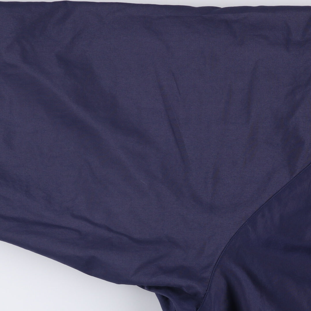 2000'S Adidas V-neck warm-up pullover, men's size XXL polyester navy blue type Vintage Second Hand