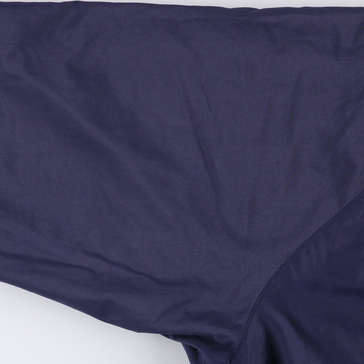 2000'S Adidas V-neck warm-up pullover, men's size XXL polyester navy blue type Vintage Second Hand