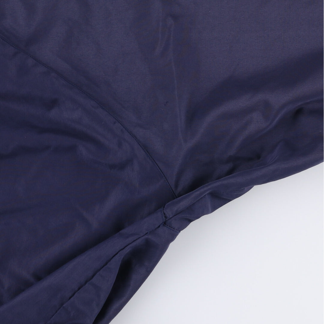 2000'S Adidas V-neck warm-up pullover, men's size XXL polyester navy blue type Vintage Second Hand